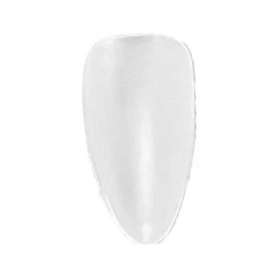 Unique Bargains Women's Full Coverage Flexible Almond Fake Nails Clear 1 Set image {2}