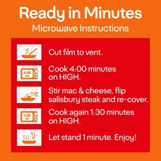 Lean Cuisine Protein Kick Frozen Salisbury Steak with Mac and Cheese - 9.5oz image {2}