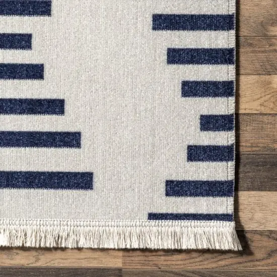 nuLOOM Holly Multi Stripe Indoor/Outdoor Area Rug image {4}