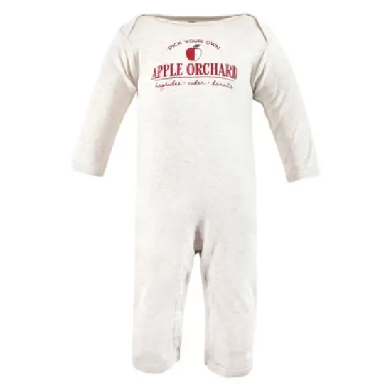 Hudson Baby Infant Boys Cotton Coveralls, Apple Orchard image {2}