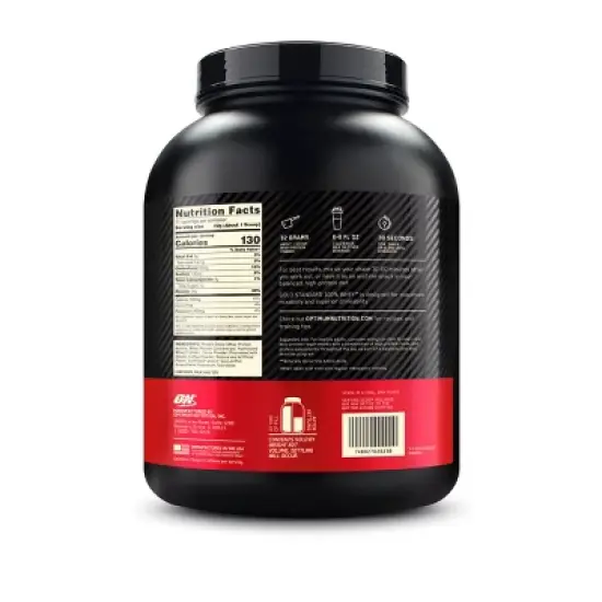 Optimum Nutrition, Gold Standard 100% Whey Protein Powder, Mocha Cappuccino, 5lb image {1}