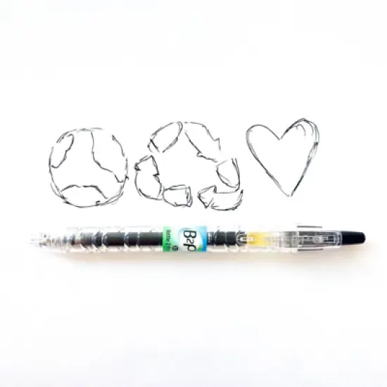 B2P 5ct Gel Pens Fine Tip Black Ink + 2 Refill: Bottle to Pen, 0.7mm, Art & Office Supplies, Includes Refills image {3}