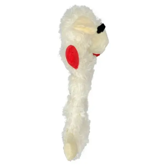Multipet 9" Lamb Chop Squeaker Mat Dog Interactive Plush Toy image {1}
