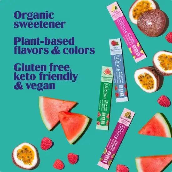 Ultima Replenisher Daily Hydration Electrolyte Stick Packs - Tropical Variety Pack - 2.4oz/20ct image {6}