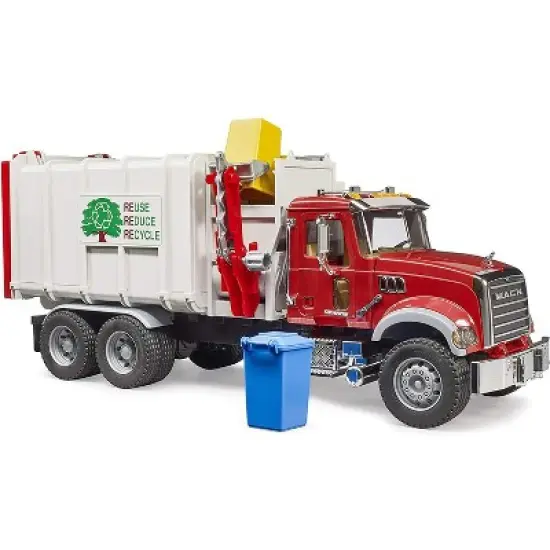 Bruder Mack Granite Side Loading Garbage Truck image {1}