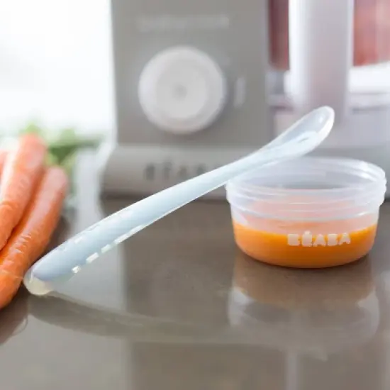 Beaba 4pc First Foods Silicone Spoons Set image {2}