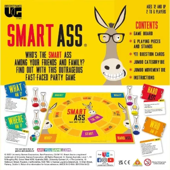 Smart Ass Trivia Board Game image {1}