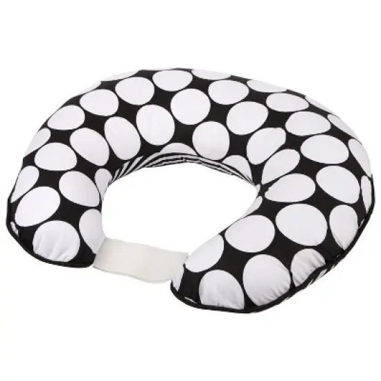 Bacati - 3 pc Dots/Pin Stripes Black/White Hugster Feeding & Infant Support Nursing Pillow image {7}