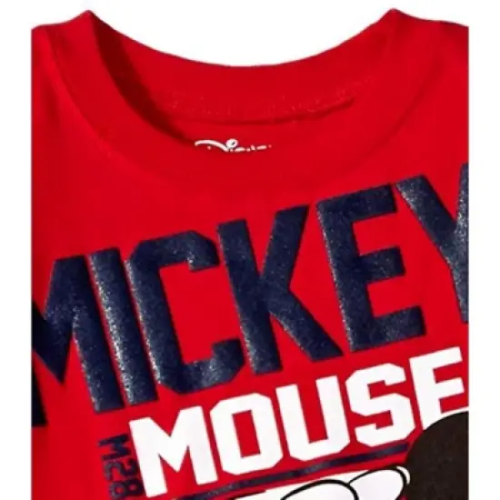 Disney Mickey Mouse Graphic T-Shirt and Shorts Outfit Set Infant to Little Kid  image {6}