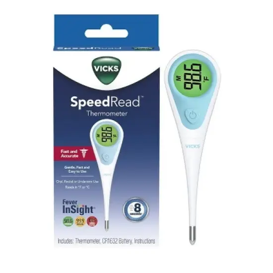 Vicks SpeedRead Digital Thermometer - White image {9}