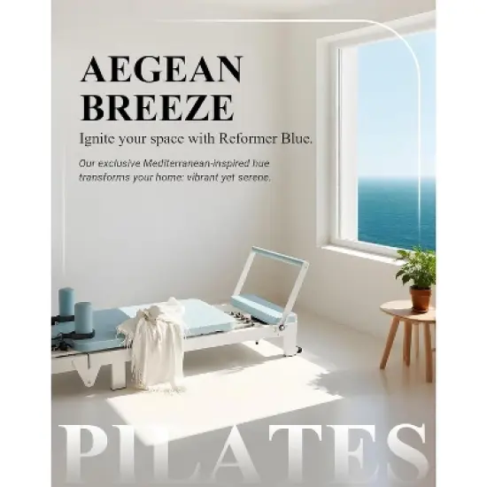 PAETA Pilates Reformer, Foldable Reformer Pilates Machine with Music Wire Springs, Pilates Equipment for Home Workouts with Jump Board & Box image {6}