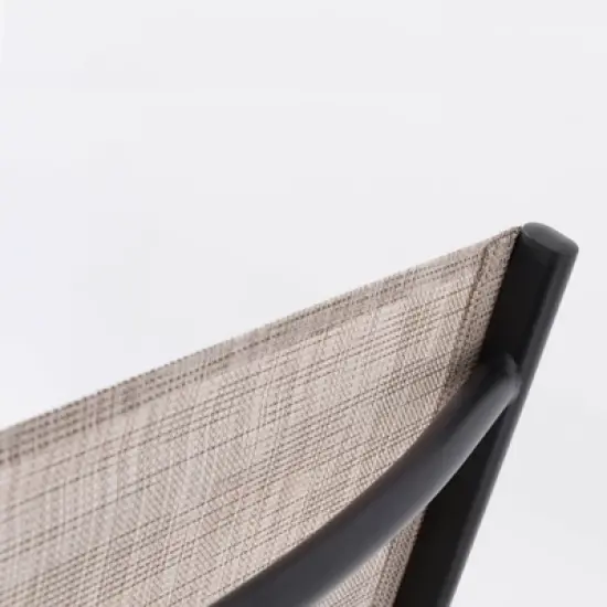 2pk Outdoor Five Position Adjustable Aluminum Chaise Lounge Brown: UV-Resistant & Quick-Drying - Crestlive Products image {3}