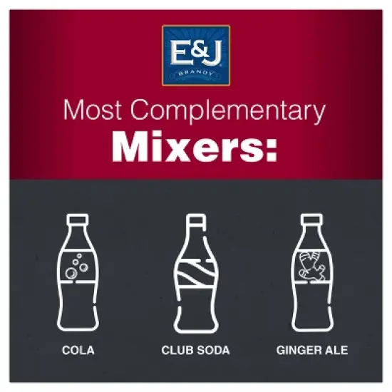 E&J VS Brandy - 750ml Bottle image {4}