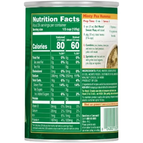 Del Monte Sweet Peas image {2}