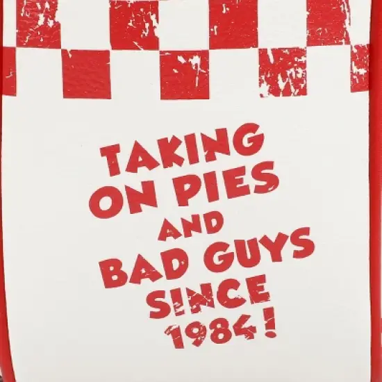 TMNT Classic Retro Cartoon Turtles Pizza Women's White Mini Backpack image {4}