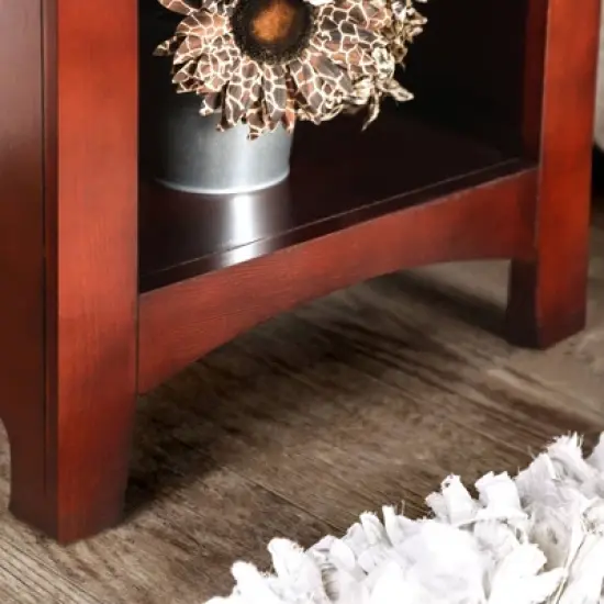 Mereu 1 Drawer Nightstand Cherry - HOMES: Inside + Out image {4}