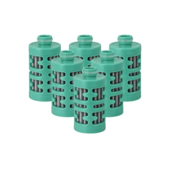Nispira Activated Carbon Water Filter Replacement Compatible with Philips GoZero Adventure Water Bottle, 6 Pcs image {6}