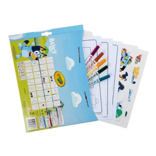 Crayola Bluey Color & Sticker Activity Set: Creative Coloring Book for Kids with Markers & Stickers, 32 Pages image {5}