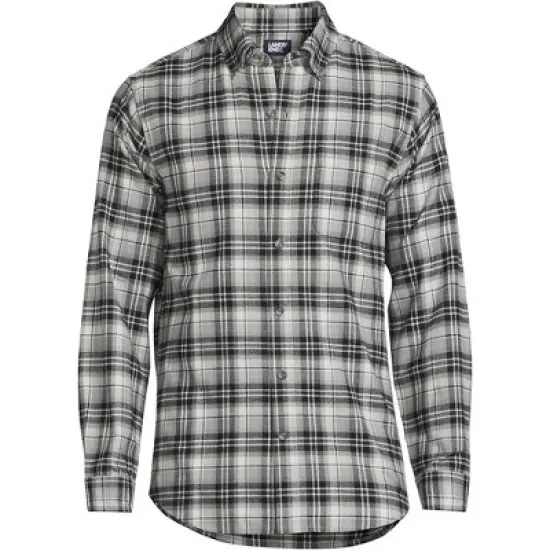Lands' End Men's Traditional Fit Flagship Flannel Shirt image {14}