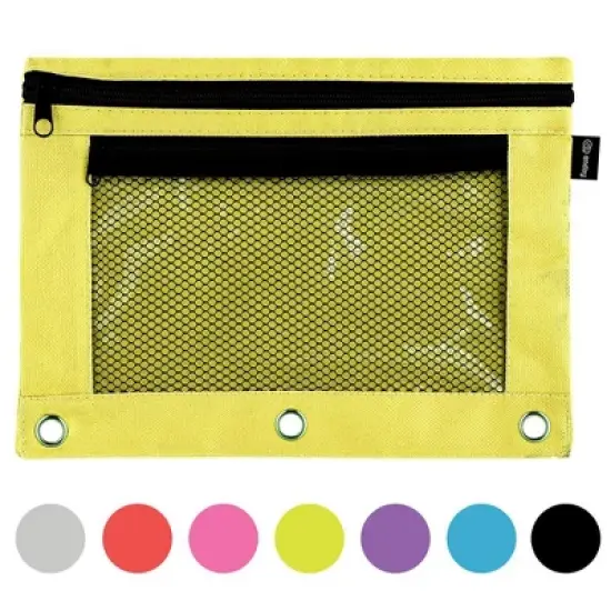 Enday Double Zipper Binder Pencil Pouch image {6}