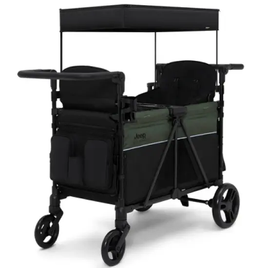 Jeep Aries Stroller Wagon by Delta Children - Black/Green image {15}