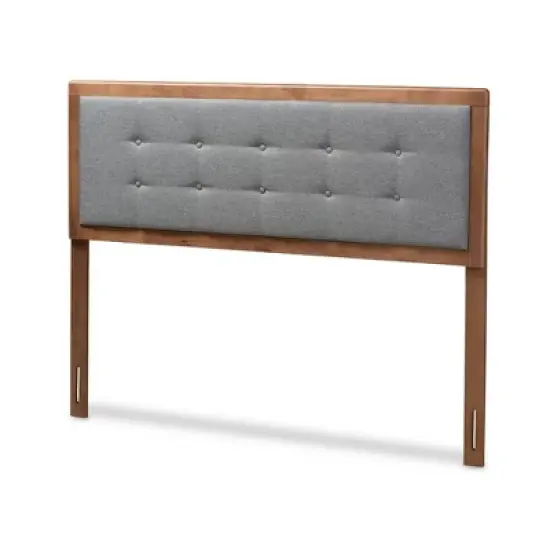 Sarine Walnut Finished Wood Headboard - Baxton Studio image {6}