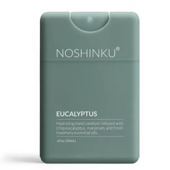 NOSHINKU Refillable Eucalyptus Ultra-Moisturizing Pocket Sanitizer - Travel Size - 20 ml image {5}