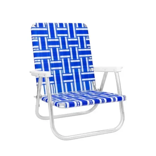 Lawn Chair USA Folding Aluminum Beach Webbed Chair image {7}