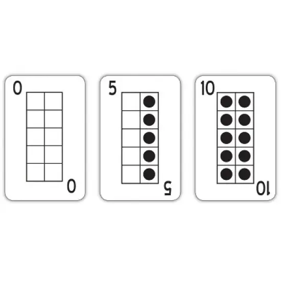 Learning Advantage Ten Frame Playing Cards, 46 Cards image {2}