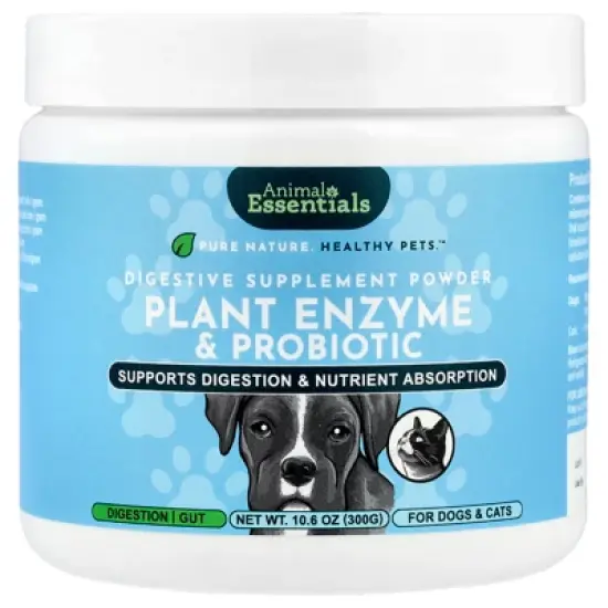 Animal Essentials Plant Enzyme & Probiotic, For Dogs & Cats, 10.6 oz (300 g) image {4}