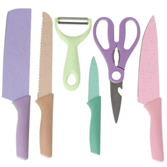 The Lakeside Collection 6-Pc. Multicolored Kitchen Tools Set image {5}