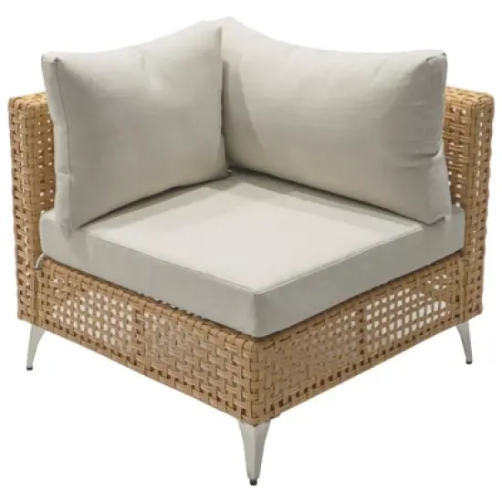 Whisen 8-Piece Patio Furniture Set with 43" Fire Pit Table, Outdoor Conversation Set & Propane Fire Pit image {11}