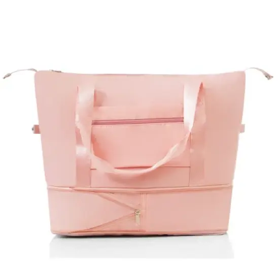 Gulches Luggage Set of 4  with front opening design Airline Certified Carry on Luggage with Cup Holder, ABS+PC Hard Shell Luggage (20"+24") , Pink image {10}