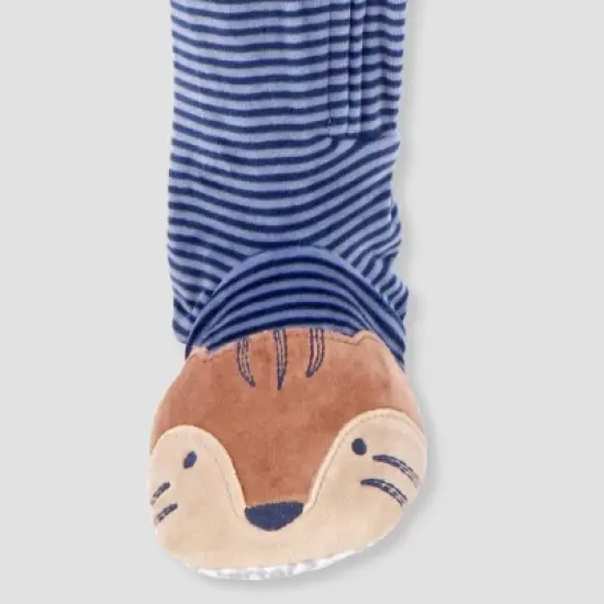 Carter's Just One You&reg; Toddler Boys' 2pk Snug Fit Long Sleeve Fleece Footed Pajama image {3}