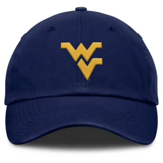 NCAA West Virginia Mountaineers Unstructured Black Tonal Cotton Hat image {1}