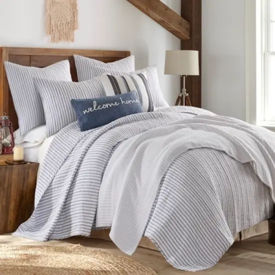 Tobago Stripe Quilt Set - Levtex Home image {2}
