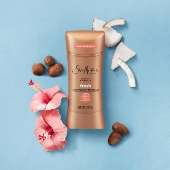 SheaMoisture Fresh & Clean Solid Antiperspirant & Deodorant - Coconut & Hibiscus - 2.6oz image {8}