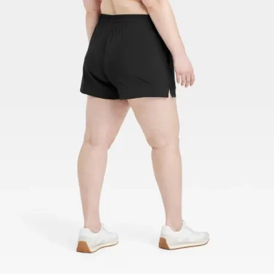 Women's Woven Mid-Rise Shorts 4" - All In Motion&trade; image {3}