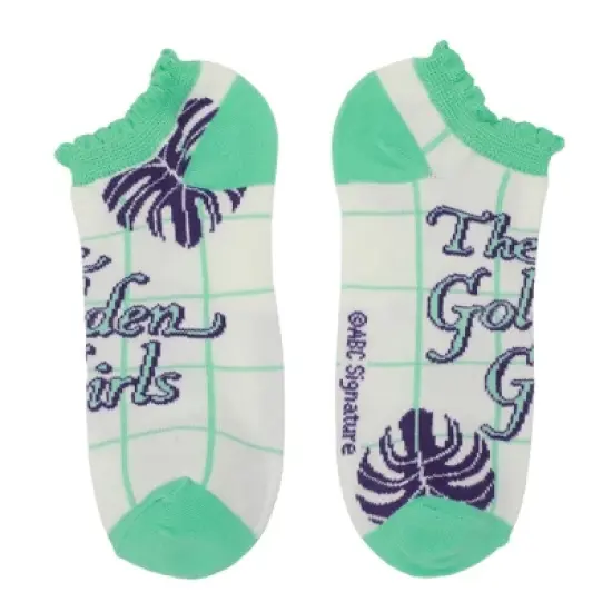 Golden Girls Character Illustrations Women's 5-Pair Ankle Socks image {1}
