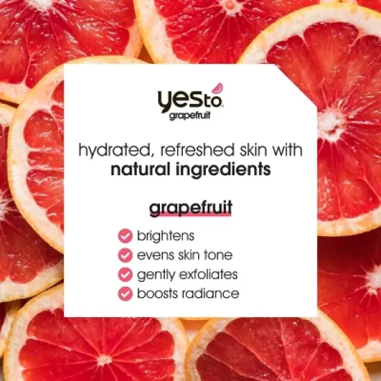 Yes To Face Wipes Grapefruit Makeup Removing Facial Towelettes image {2}