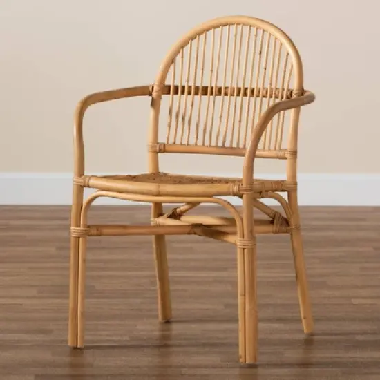 Tugera Rattan Dining Chair Natural/Brown - bali & pari image {8}