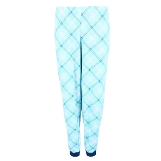PJ Couture Women's Plus Size Patterned Jogger and Raglan Top Long Pajama Set image {2}