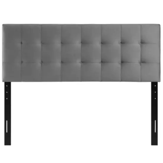 Queen Lily Biscuit Tufted Performance Velvet Headboard - Modway image {2}