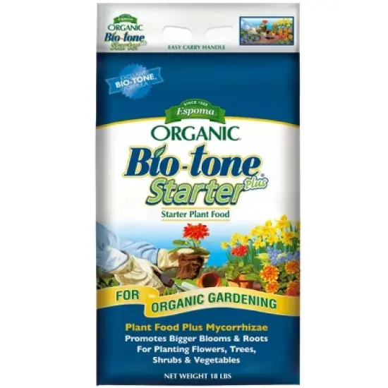 Espoma Organic Bio-tone Starter Plus 4-3-3 Natural Starter Plant Food Plus Mycorrhizae - The Ultimate Starter Plant Food image {1}