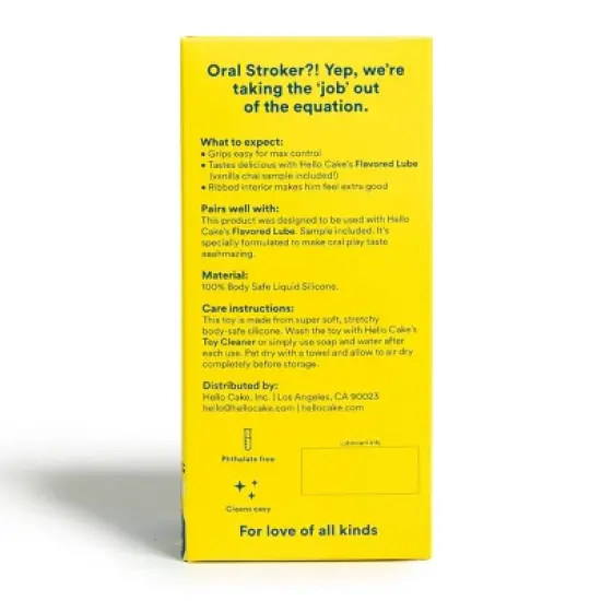 Hello Cake Oral Stroker for Couples image {10}