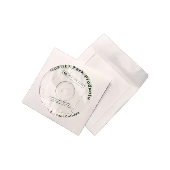 Quality Park Tech-No-Tear Poly/Paper CD/DVD Sleeves 100/Box 77203 image {3}