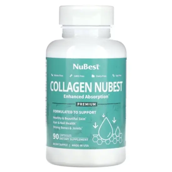NuBest Premium Collagen Nubest, Enhanced Absorption, 90 Capsules (500 mg per Capsule) image {4}