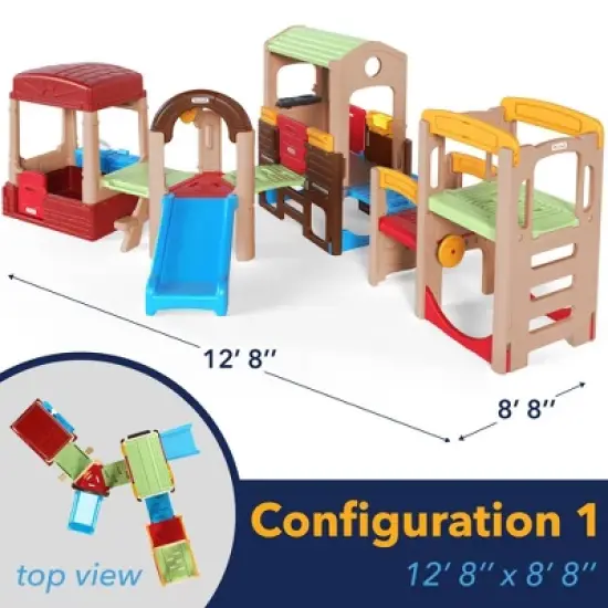 Simplay3 Young Explorers Indoor / Outdoor 4 Piece Modular Play System (4 Boxes) Dome Climber image {4}