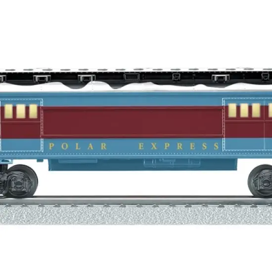 Lionel Trains The Polar Express Baggage Car Electric O Gauge Model Holiday Train Car with Interior Illumination and Operating Couplers image {1}