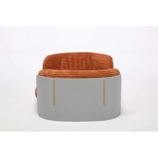 Bellura Pet - Elevated Grey+Brown Scandinavian Style Cat Couch Bed with Removable Mattress Cover for Indoor Cats image {4}